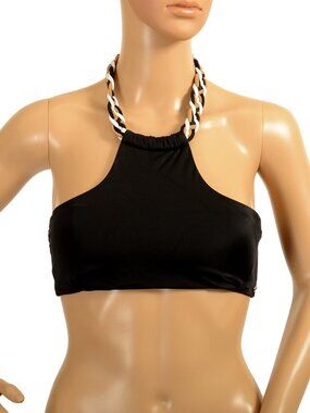 Hugo Boss Women's "Bralette_Boss Braid" Padded Swim Bralette Bra US S IT 40